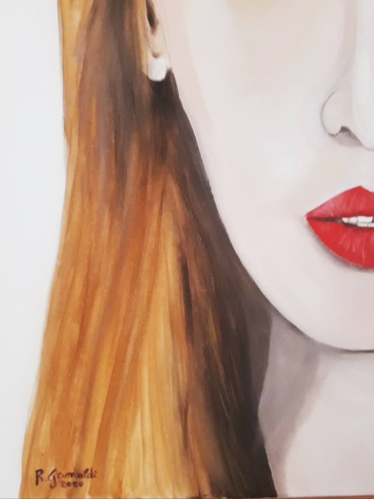 Original Portraiture People Painting by Rosario Grimaldi