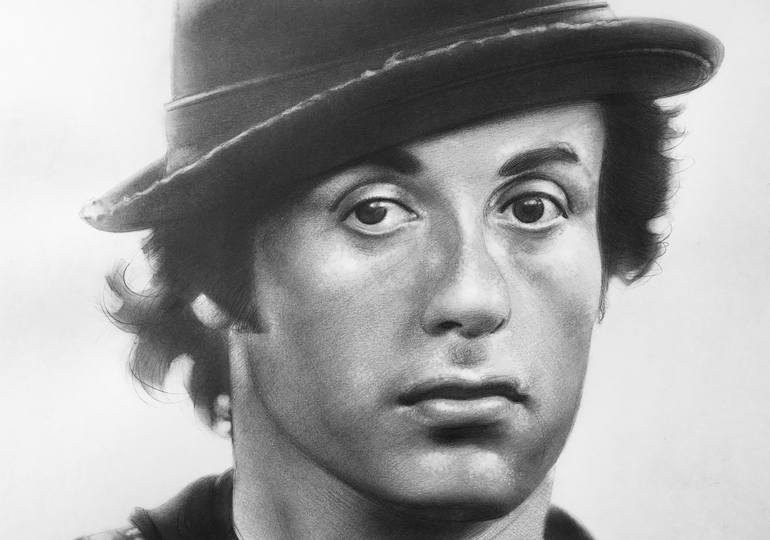 Sylvester Stallone Drawing by Luca Mastrodonato | Saatchi Art