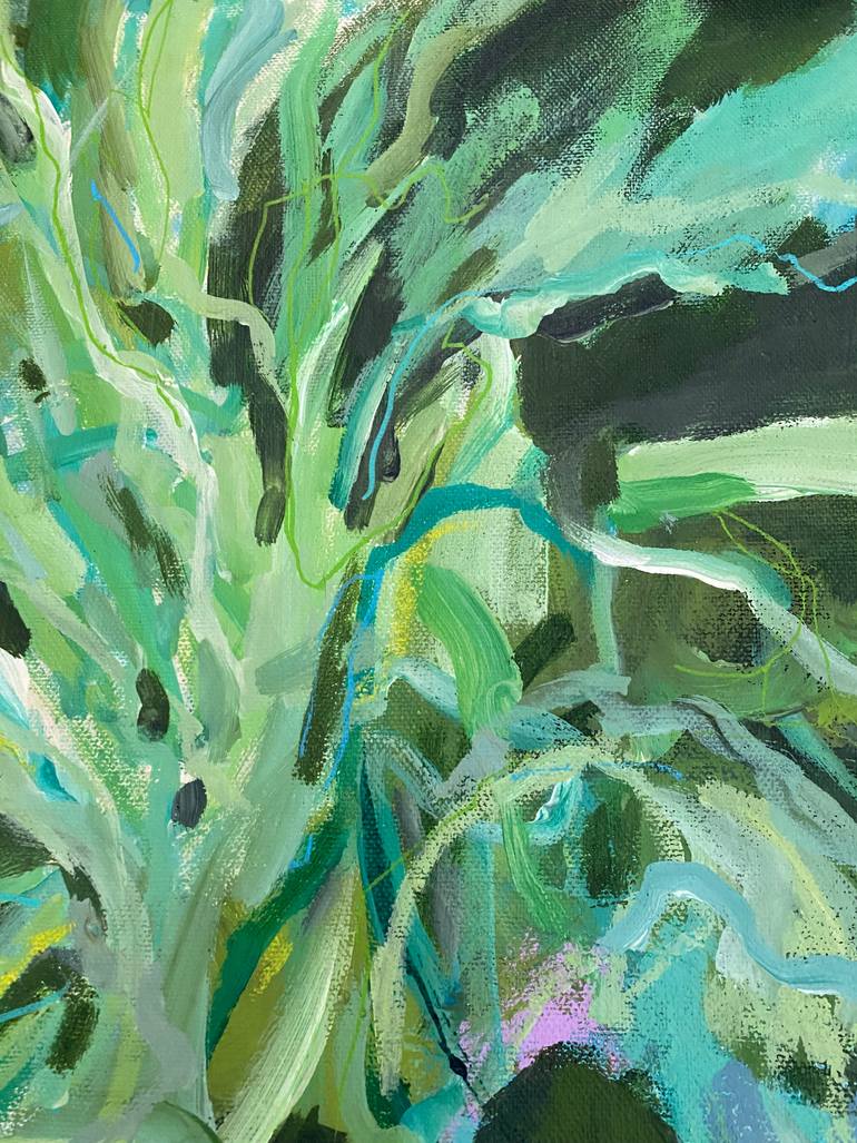 Original Abstract Expressionism Abstract Painting by Aimeth Aguilar