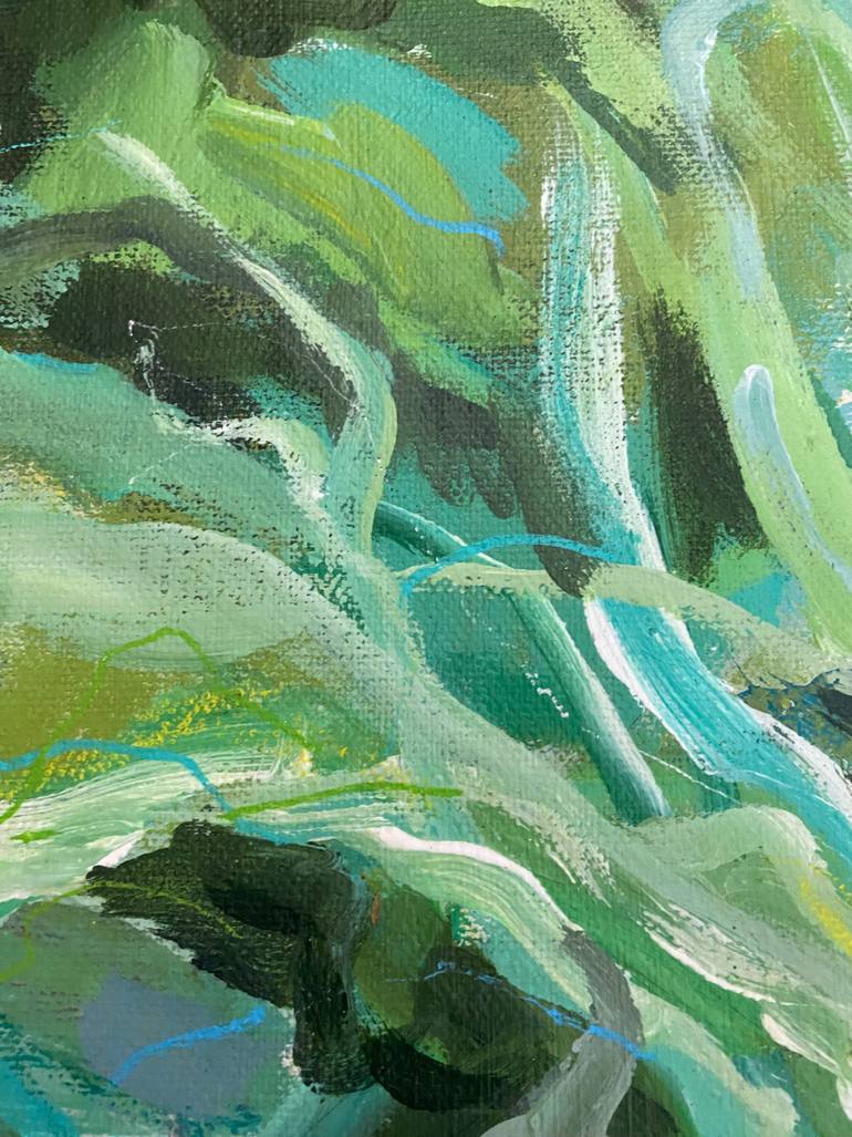 Original Abstract Expressionism Abstract Painting by Aimeth Aguilar