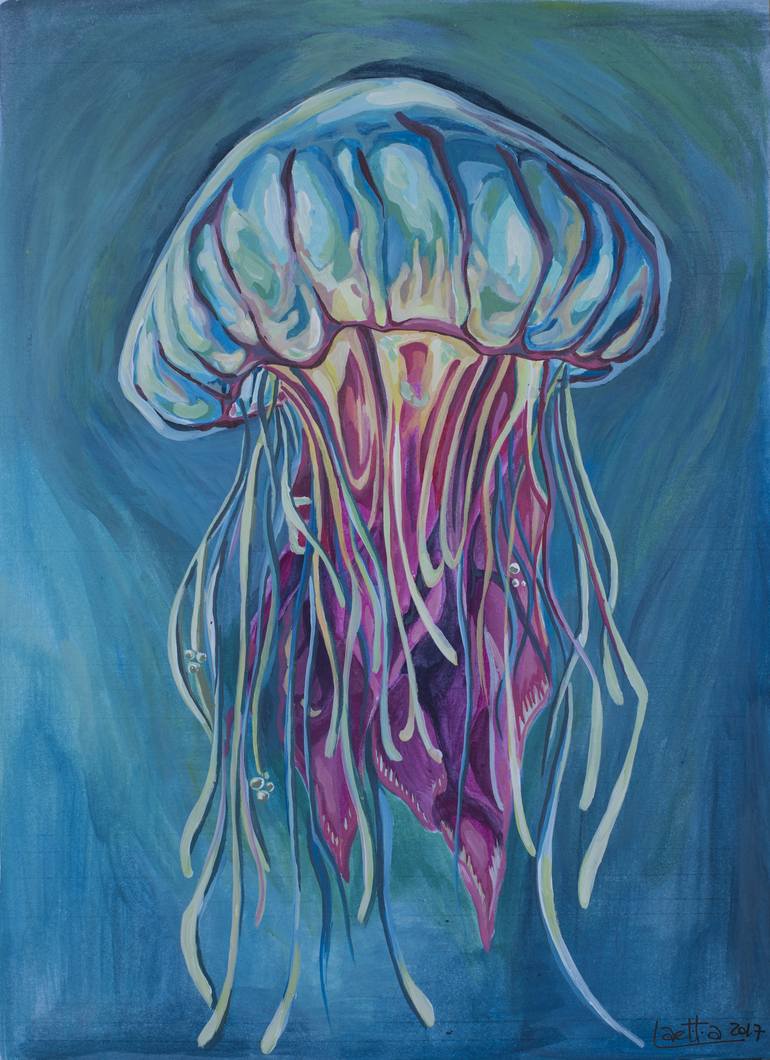 Medusa Painting by Leti Gonzalez Veneroni | Saatchi Art