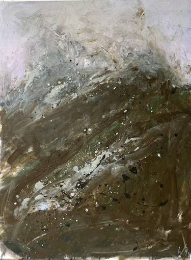 Original Abstract Expressionism Landscape Painting by Bert Wils