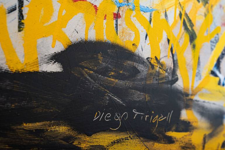 Original Graffiti Painting by Diego Tirigall