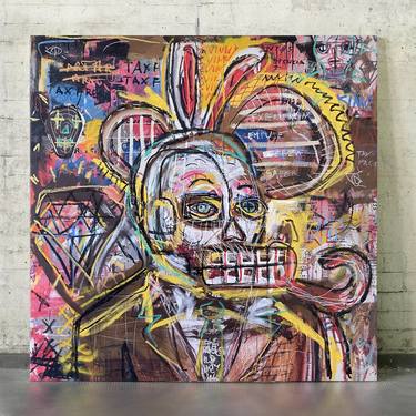 Original Expressionism Graffiti Paintings by Diego Tirigall