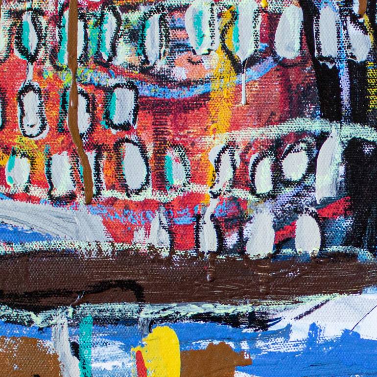 Original Abstract Expressionism Abstract Painting by Diego Tirigall