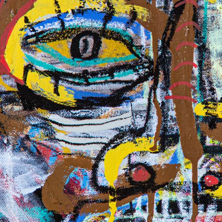 Original Abstract Expressionism Abstract Painting by Diego Tirigall