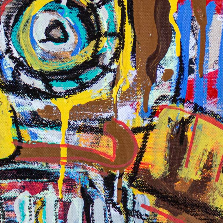 Original Abstract Expressionism Abstract Painting by Diego Tirigall