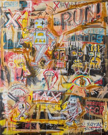Original Street Art Graffiti Paintings by Diego Tirigall
