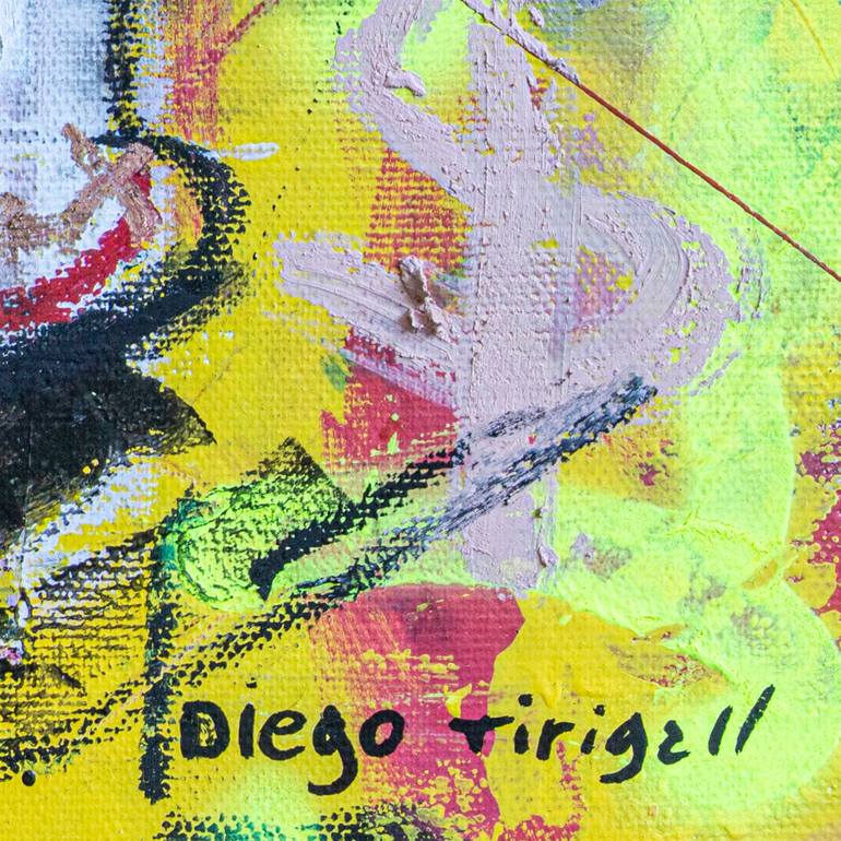 Original Expressionism Popular culture Painting by Diego Tirigall