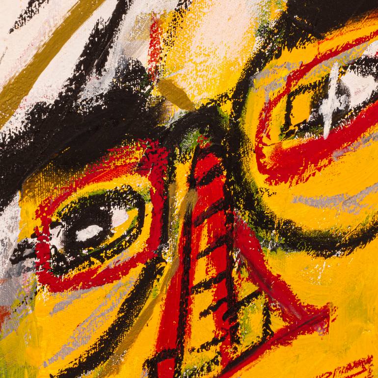 Original Abstract Expressionism Pop Culture/Celebrity Painting by Diego Tirigall