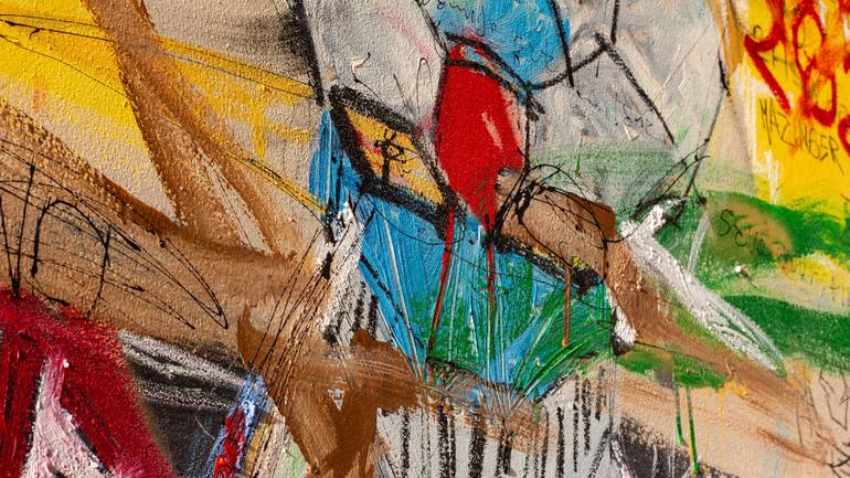Original Expressionism Cartoon Painting by Diego Tirigall