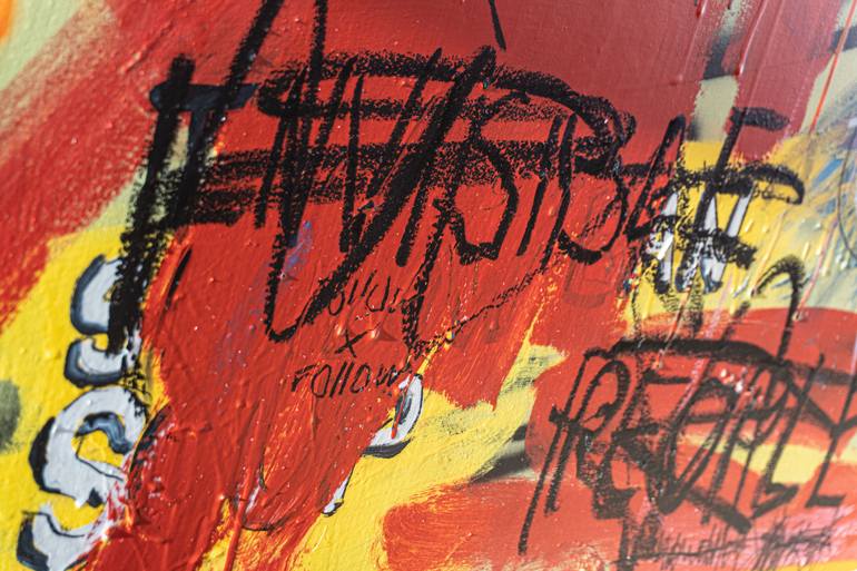 Original Abstract Expressionism Pop Culture/Celebrity Painting by Diego Tirigall