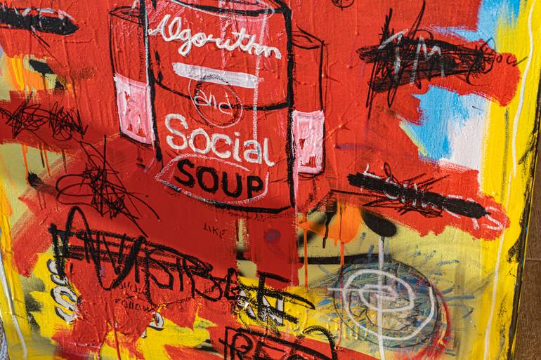 Original Abstract Expressionism Pop Culture/Celebrity Painting by Diego Tirigall