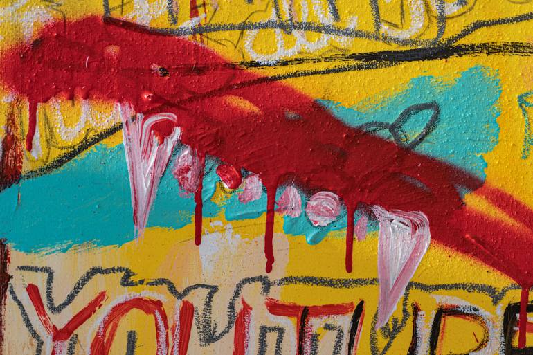 Original Expressionism Cartoon Painting by Diego Tirigall