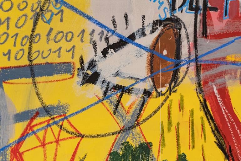 Original Expressionism Cartoon Painting by Diego Tirigall