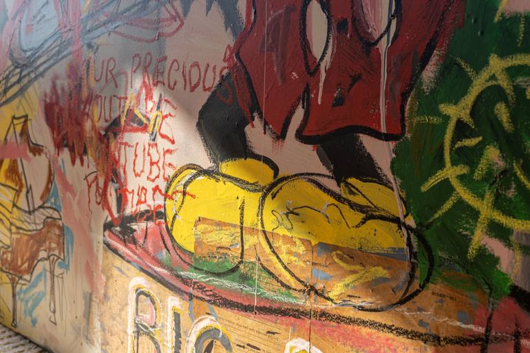 Original Expressionism Cartoon Painting by Diego Tirigall