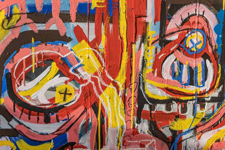 Original Expressionism People Painting by Diego Tirigall