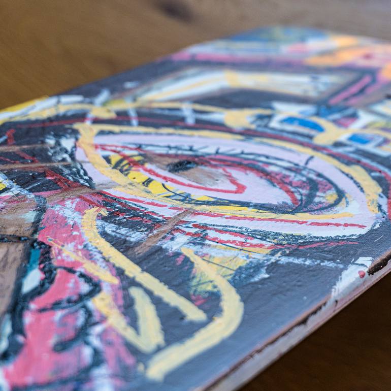 Original Abstract Expressionism Abstract Painting by Diego Tirigall