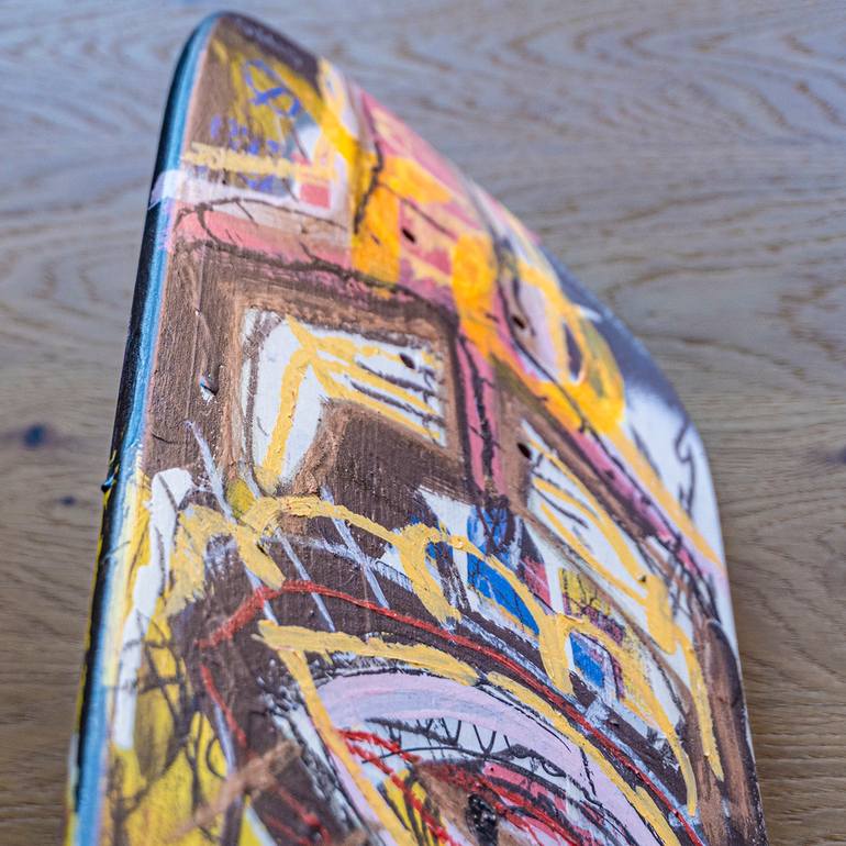 Original Abstract Expressionism Abstract Painting by Diego Tirigall