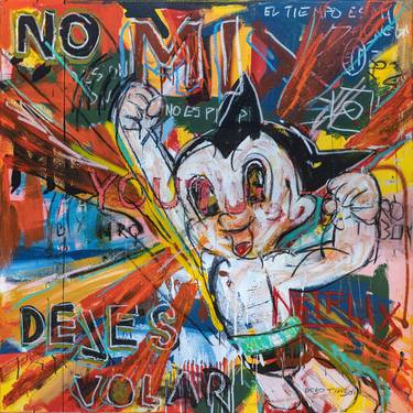 Original Expressionism Cartoon Paintings by Diego Tirigall