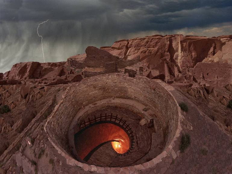 Chaco Canyon Kva Limited Edition of 10 Photography by David