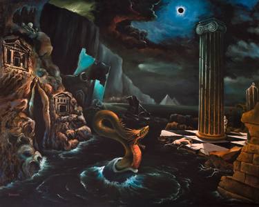 Original Abstract Expressionism Classical mythology Paintings by Gergely Bukovinszki