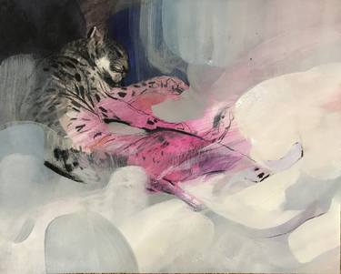 Original Abstract Expressionism Animal Drawings by Anna-Carien Goosen