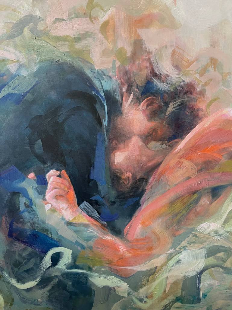 Original Conceptual People Painting by Anna-Carien Goosen