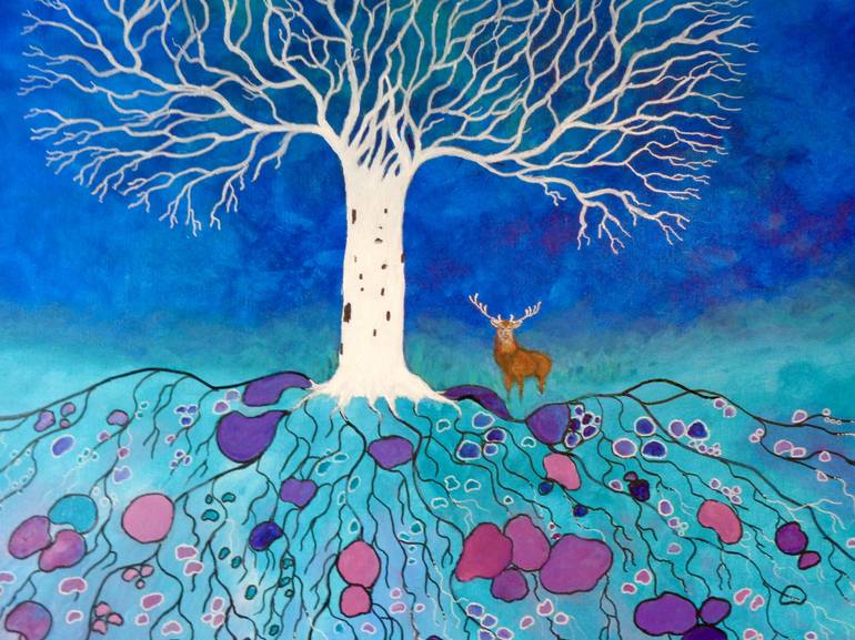 Original Tree Painting by Jean Tatton Jones