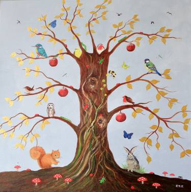 Print of Tree Paintings by Jean Tatton Jones