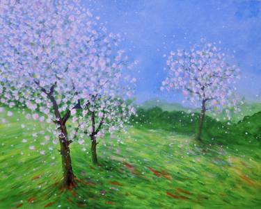 Print of Impressionism Seasons Paintings by Jean Tatton Jones