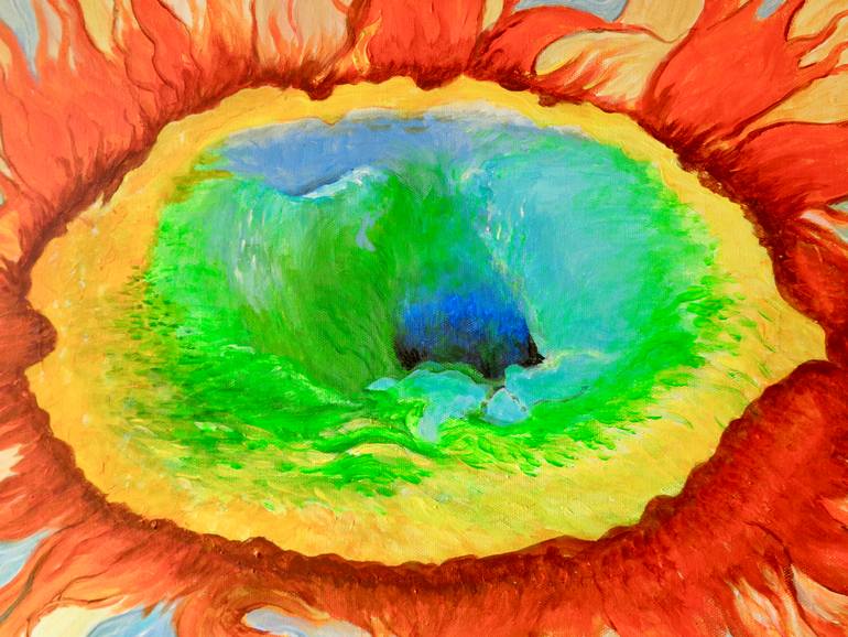 Original Abstract Expressionism Abstract Painting by Jean Tatton Jones