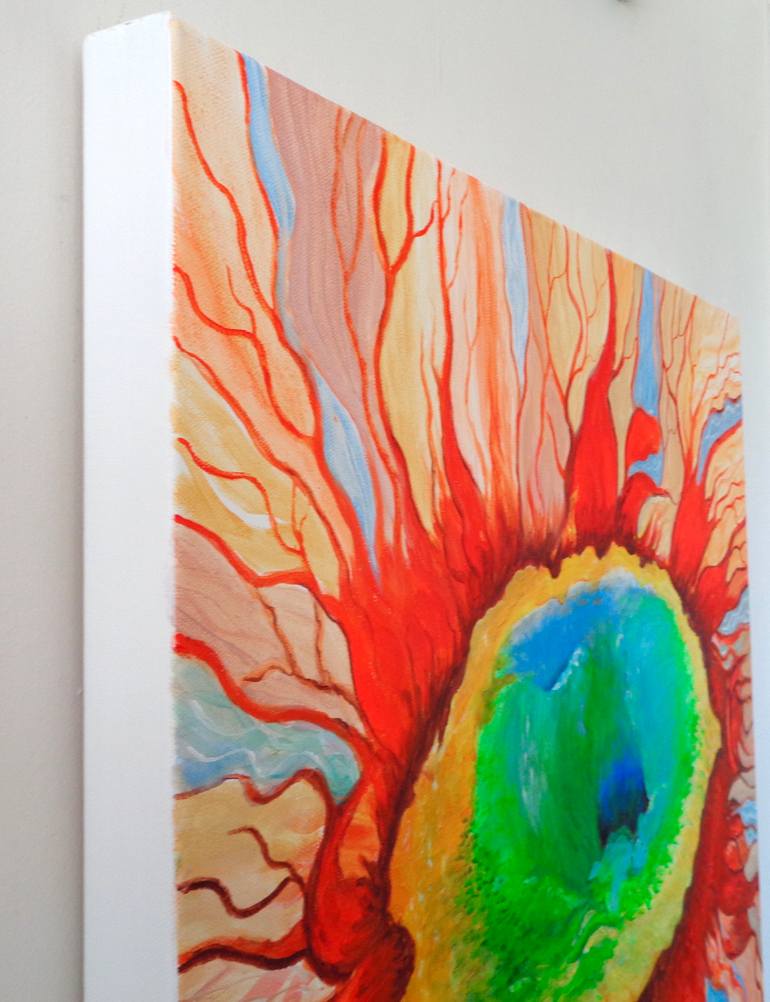 Original Abstract Expressionism Abstract Painting by Jean Tatton Jones