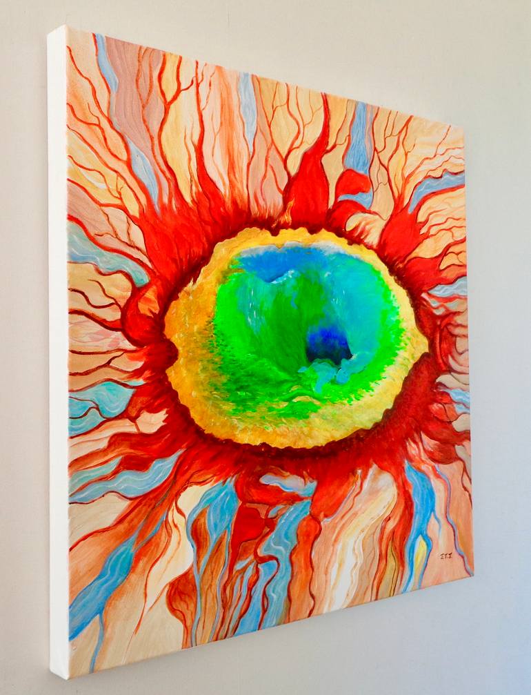 Original Abstract Expressionism Abstract Painting by Jean Tatton Jones