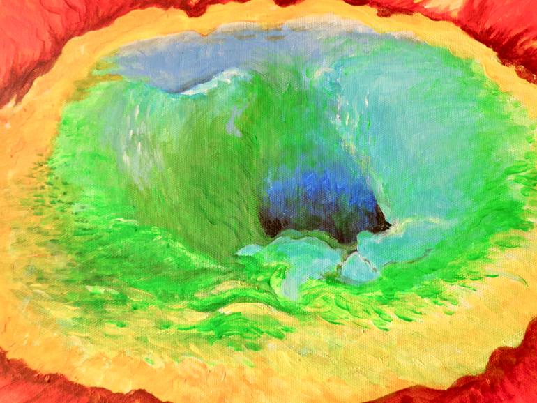 Original Abstract Expressionism Abstract Painting by Jean Tatton Jones