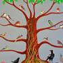 Bird Tree of Life close up