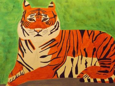 Original Fine Art Animal Painting by Alesha Norman