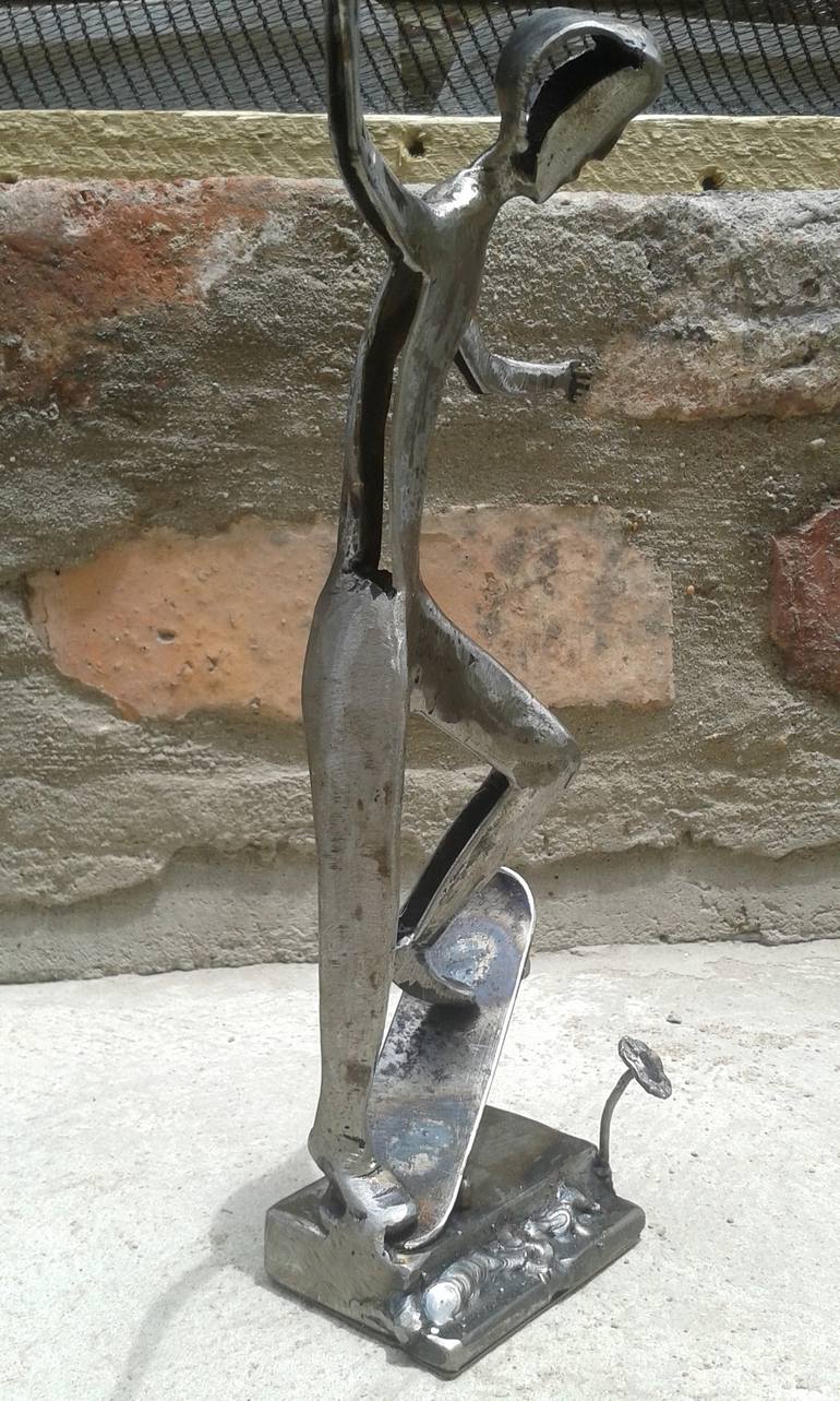 Original Street Art Sport Sculpture by Harry Wassermann