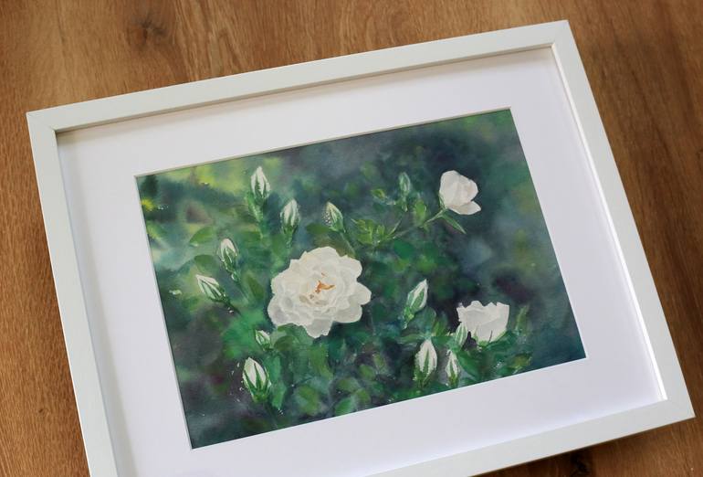 Original Realism Floral Painting by Elvira Ruban