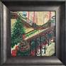 Framed - brinze patinal wooden frame