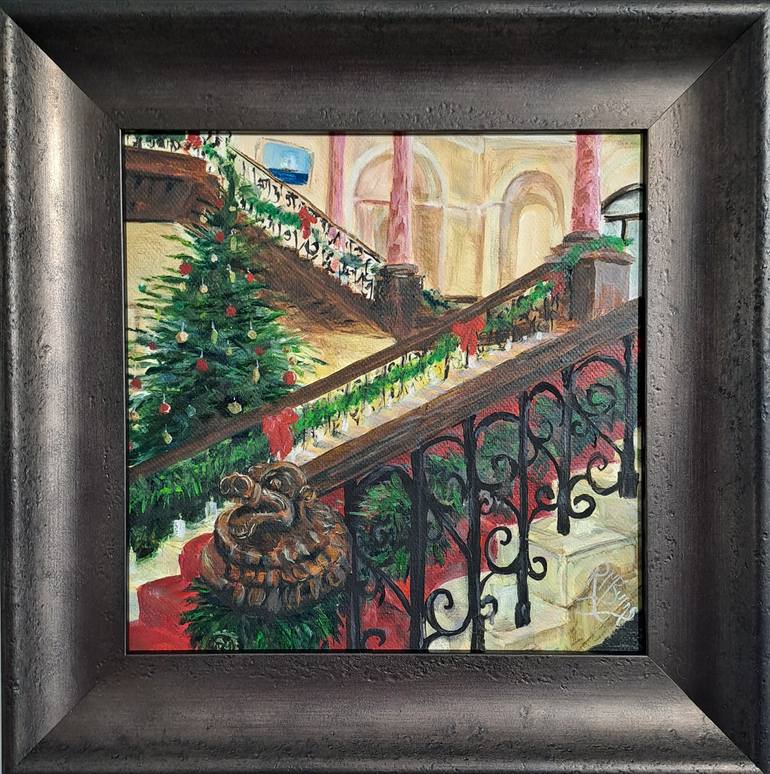 Original Documentary Home Painting by Rosie Burns