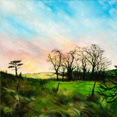 Original Contemporary Landscape Paintings by Rosie Burns