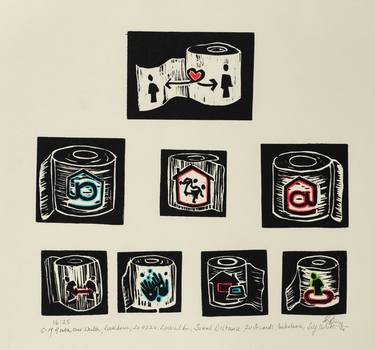 Print of Conceptual Culture Printmaking by Rosie Burns