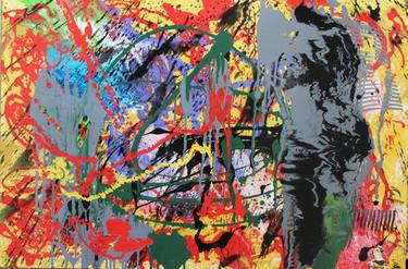 Original Abstract Expressionism Abstract Paintings by Quin and Finlay Wood