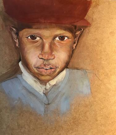 Original Portrait Painting by Lauren Paige