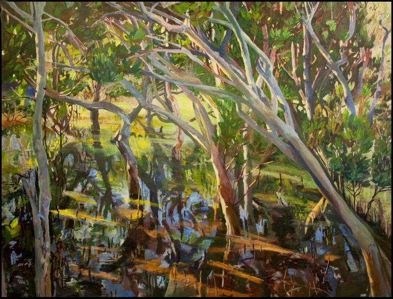 Mangroves Hastings Painting by lynn miller | Saatchi Art