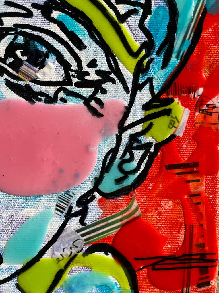 Original Conceptual Women Painting by Karine Langevin Kjl