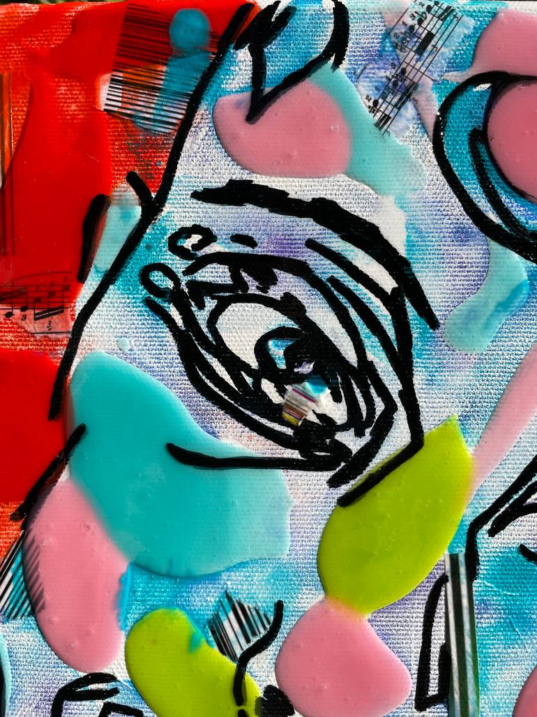 Original Conceptual Women Painting by Karine Langevin Kjl