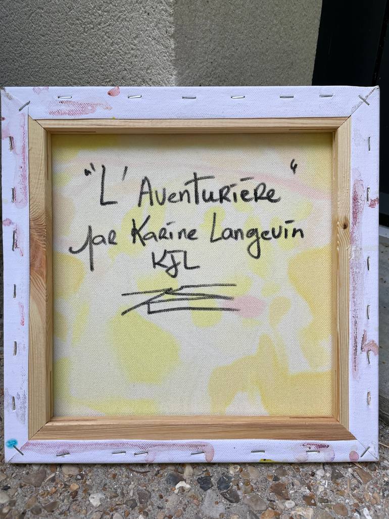 Original Expressionism Women Painting by Karine Langevin Kjl