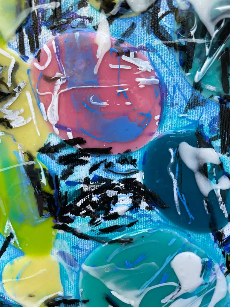 Original Expressionism People Painting by Karine Langevin Kjl